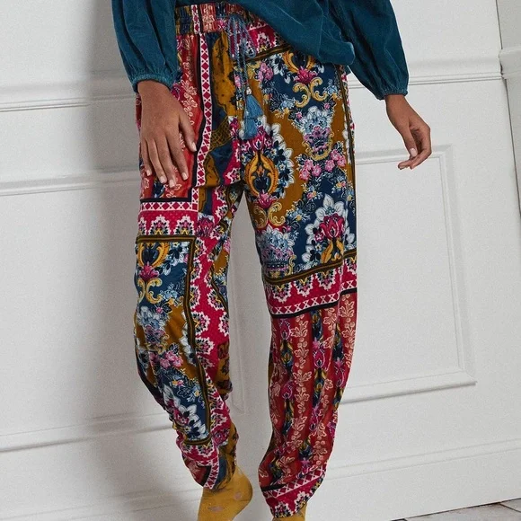 Anthropologie Multicolor Patterned Pants - Picture 9 of 10